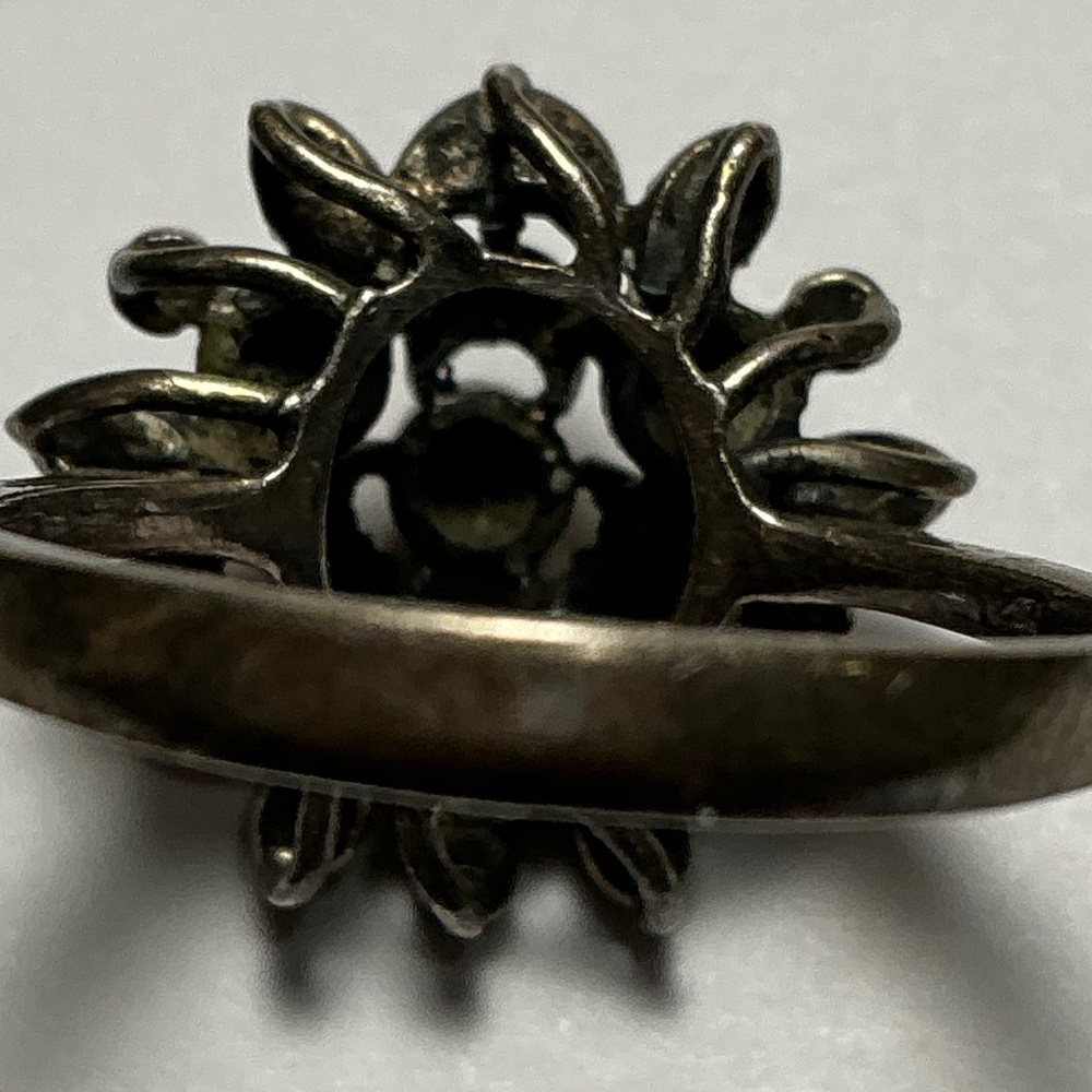 Sterling Silver Multi Stone Ring With Marcasite. … - image 7